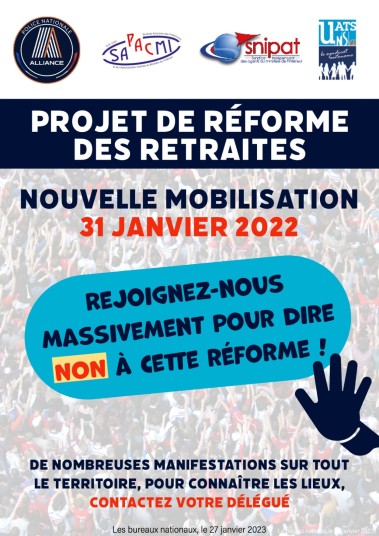 Tract mobilisation du 31 janvier 2023